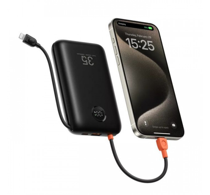 Батарея универсальная VEGER 30000mAh K3 35W PD QC3.0 black (6977525750137)