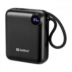 Батарея універсальна Sandberg 10000mAh PD\/3.1\/20W, QC\/3.0, USB-C In\/Out, with 2 cables USB-C (421-26)
