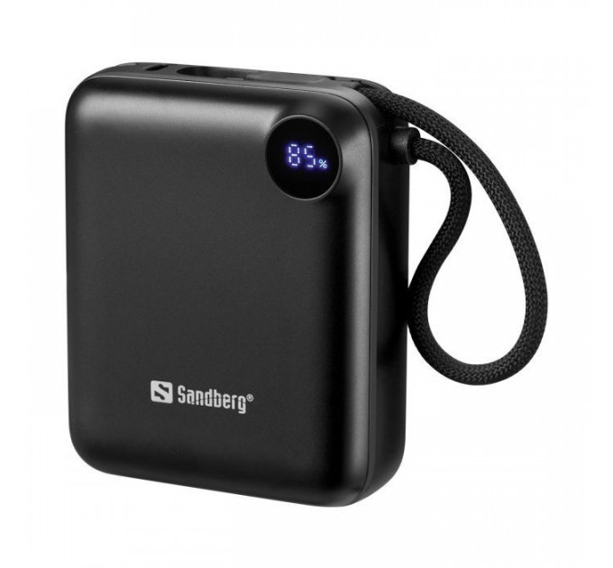 Батарея універсальна Sandberg 10000mAh PD\/3.1\/20W, QC\/3.0, USB-C In\/Out, with 2 cables USB-C (421-26) Батарея універсальна Sandberg 10000mAh PD\/3.1\/20W, QC\/3.0, USB-C In\/Out, with 2 cables USB-C (421-26)