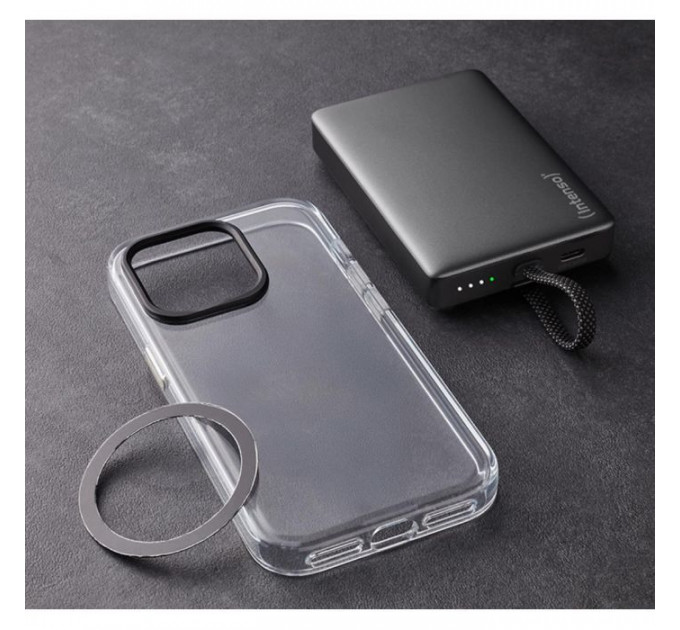 Батарея універсальна Intenso MC10000 10000mAh PD\/20W MAG Grey (7340034)