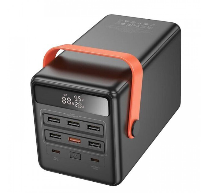 Батарея универсальная HOCO 100000mAh Max Centurion PD/65W, QC, LED Lamp, Black (DB03\/714722)