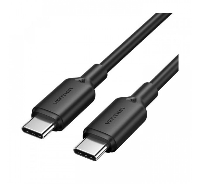 Дата кабель USB-C to USB-C 1.0m 60W black VENTION (TRCBF)