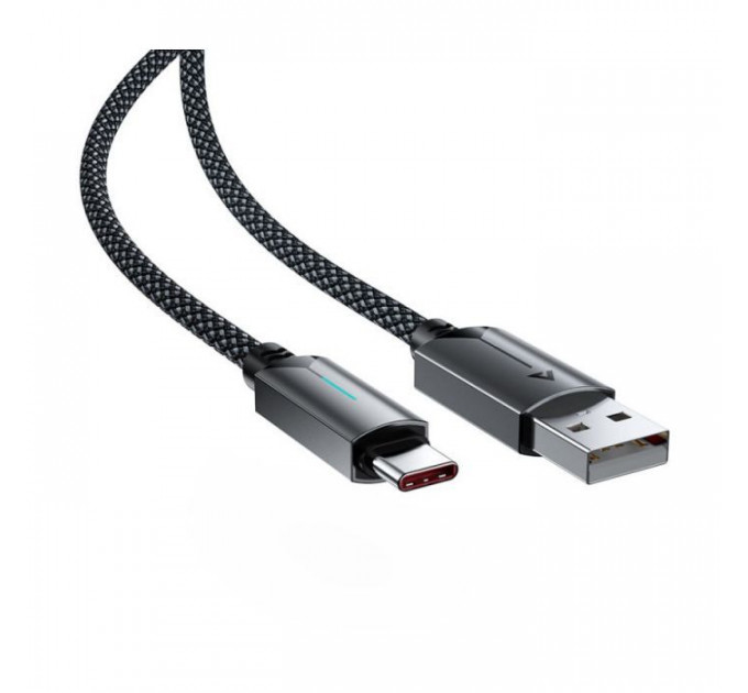 Дата кабель USB 2.0 AM to USB-C 1.2m 60W black Acefast (6974316284482)