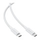 Дата USB-C кабель USB-C 1.2m 3A white Acefast (6974316284253)