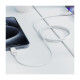 Дата USB-C кабель USB-C 1.2m 3A white Acefast (6974316284253)