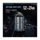 Зарядное устройство для ColorWay USB-C PD30W + USB QC3.0 car adapter (CW-CHA065PD-GR)