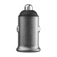 Зарядное устройство для ColorWay USB-C PD30W + USB QC3.0 car adapter (CW-CHA065PD-GR)