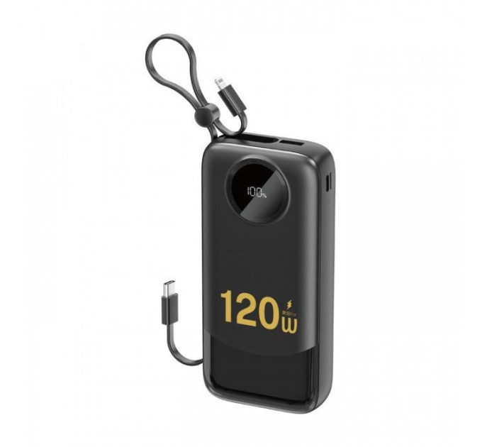 Батарея універсальна Dudao K13Pro 20000mAh 22,5W PD, QC, with built-in USB-C\/Lightning cables (6977196680276)