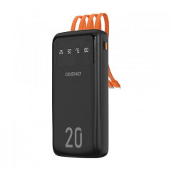 Батарея універсальна Dudao K6Pro+ 20000mAh 10W with USB-C\/Lightning\/MicroUSB\/USB-A cables (6977196682393)