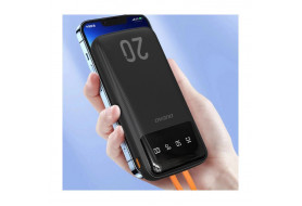 Повербанк Dudao K6Pro+ 20000mAh 10W с USB-C\/Lightning\/MicroUSB\/USB-A cables