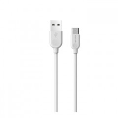 Дата кабель USB 2.0 AM to USB-C 3.0m 2.4A BX14 white BOROFONE (6957531090397)