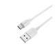 Дата кабель USB 2.0 AM to USB-C 3.0m 2.4A BX14 white BOROFONE (6957531090397)