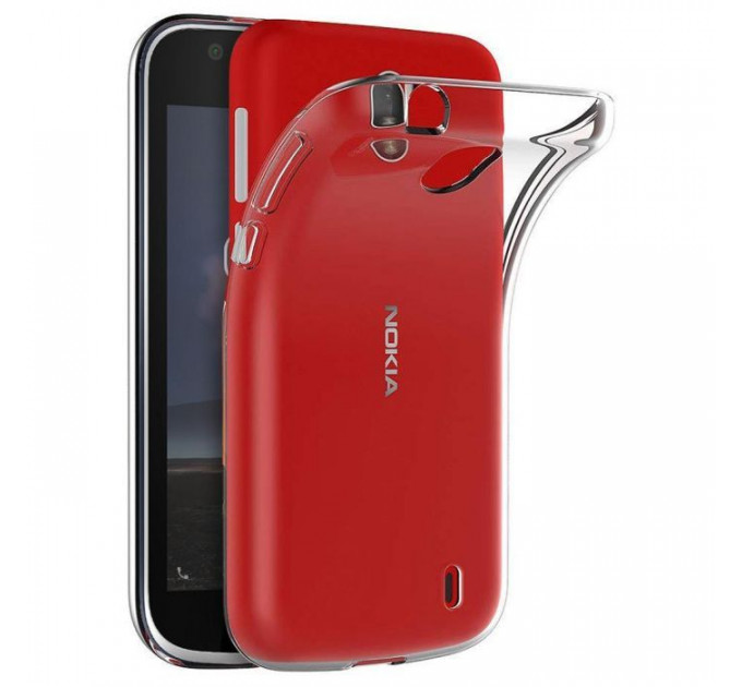 Чохол до мобільного телефона Laudtec для Nokia 1 Clear tpu (Transperent) (LC-N1T)