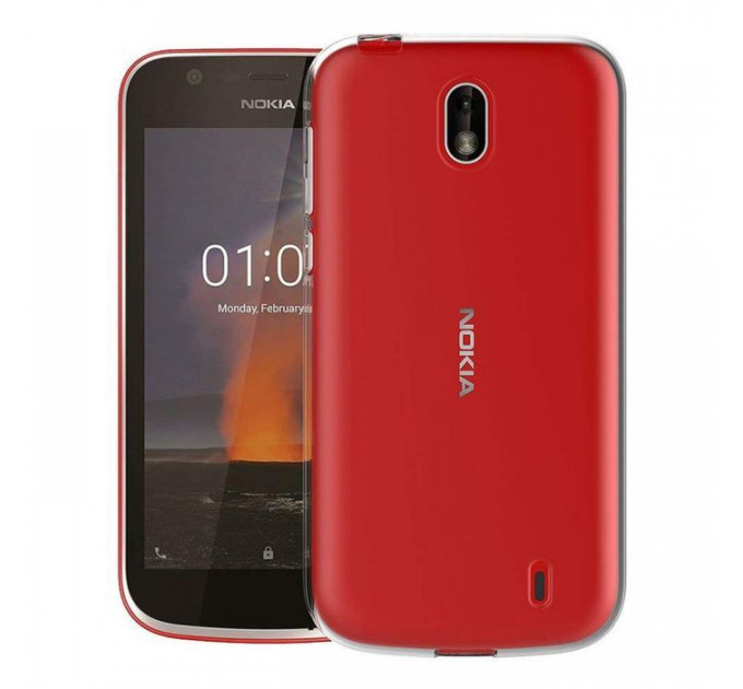 Чохол до мобільного телефона Laudtec для Nokia 1 Clear tpu (Transperent) (LC-N1T)