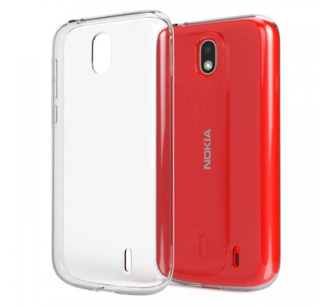 Чохол до мобільного телефона Laudtec для Nokia 1 Clear tpu (Transperent) (LC-N1T)