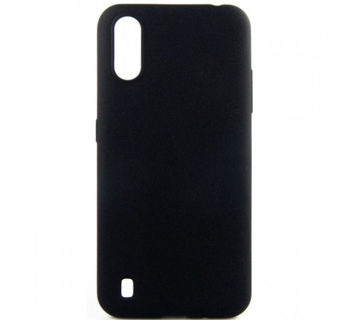 Чохол до мобільного телефона Dengos Carbon Samsung Galaxy A01, black (DG-TPU-CRBN-54) (DG-TPU-CRBN-54)