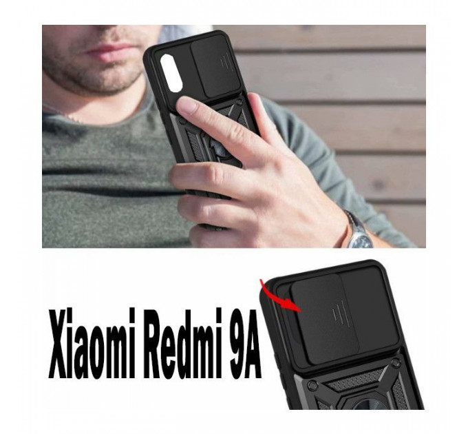 Чохол до мобільного телефона BeCover Military Xiaomi Redmi 9A Black (705574)
