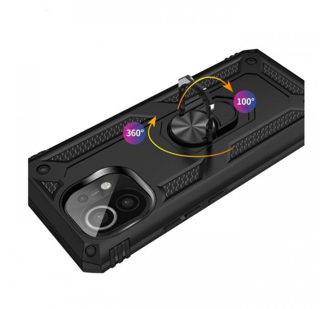 Чохол до мобільного телефона BeCover Military Xiaomi Mi 11 Lite \/ Mi 11 Lite 5G Black (706642)