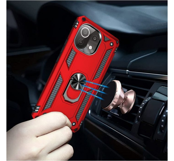 Чохол до мобільного телефона BeCover Military Xiaomi Mi 11 Lite \/ Mi 11 Lite 5G Red (706644)