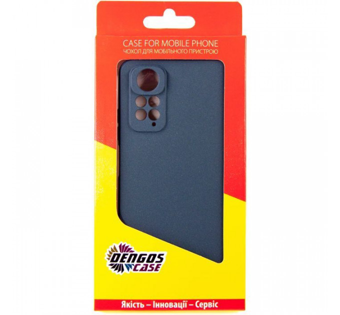Чохол до мобільного телефона Dengos Carbon Xiaomi Redmi Note 11 (blue) (DG-TPU-CRBN-153)