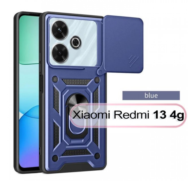 Чохол до мобільного телефона BeCover Military Xiaomi Redmi 13 Blue (711552)