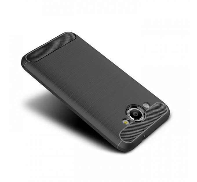 Чехол для мобильного телефона для Huawei Y3 2017 Carbon Fiber (Black) Laudtec (LT-HY32017B)