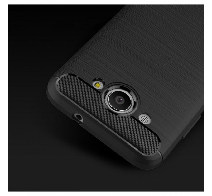 Чехол для мобильного телефона для Huawei Y3 2017 Carbon Fiber (Black) Laudtec (LT-HY32017B)