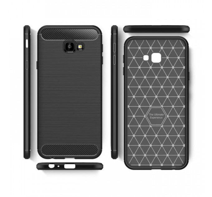 Чехол для мобильного телефона Laudtec для Samsung J4 Plus/J415 Carbon Fiber (Black) (LT-J415F)