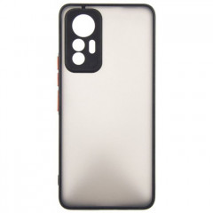 Чохол до мобільного телефона Dengos Matte Xiaomi 12 Lite (black) (DG-TPU-MATT-127)