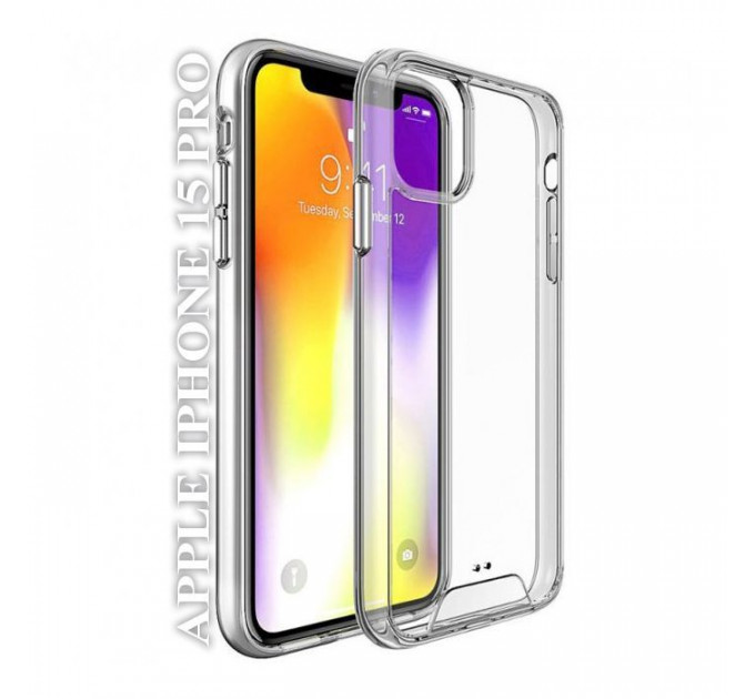 Чохол до мобільного телефона BeCover Space Case Apple iPhone 15 Pro Transparancy (709938)