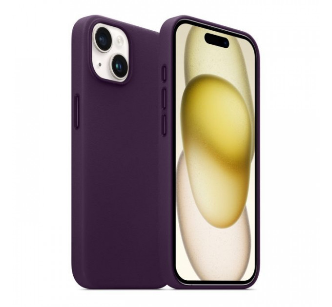 Чохол до мобільного телефона Armorstandart FAKE Leather Case Apple iPhone 15 Deep Purple (ARM76290)