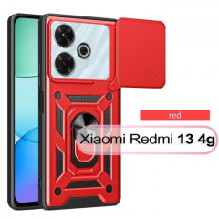 Чохол до мобільного телефона BeCover Military Xiaomi Redmi 13 Red (711554)