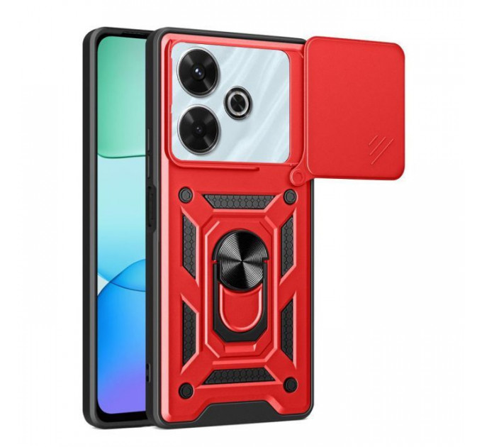 Чохол до мобільного телефона BeCover Military Xiaomi Redmi 13 Red (711554)