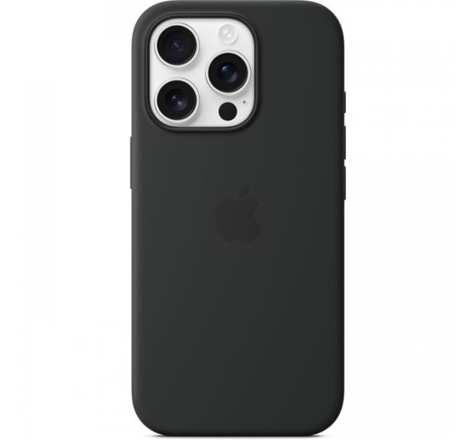 Чохол до мобільного телефона Apple iPhone16 Pro Silicone Case with MagSafe - Black (MYYJ3ZM\/A)