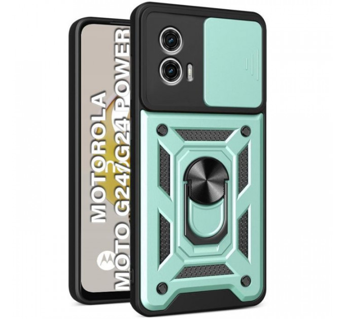 Чохол до мобільного телефона BeCover Military Motorola Moto G24\/G24 Power Dark Green (710724)