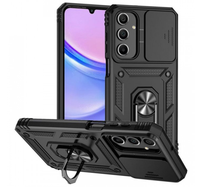 Чохол до мобільного телефона BeCover Military BeCover Samsung A16 4G SM-SM-A165\/A16 5G SM-A166 Black (712158)