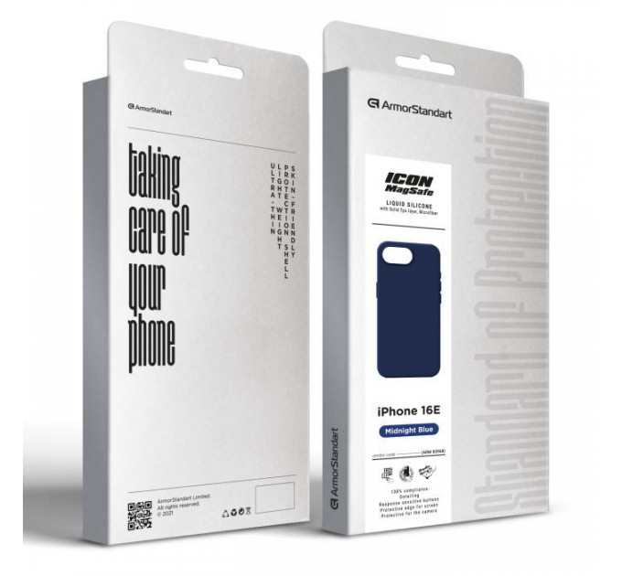 Чохол до мобільного телефона Armorstandart ICON2 MagSafe Apple iPhone 16e Midnight Blue (ARM83968)