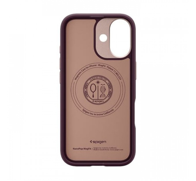 Чохол до мобільного телефона Spigen Nano Pop MagFit iPhone 17 Burgundy Bean (ACS10365)