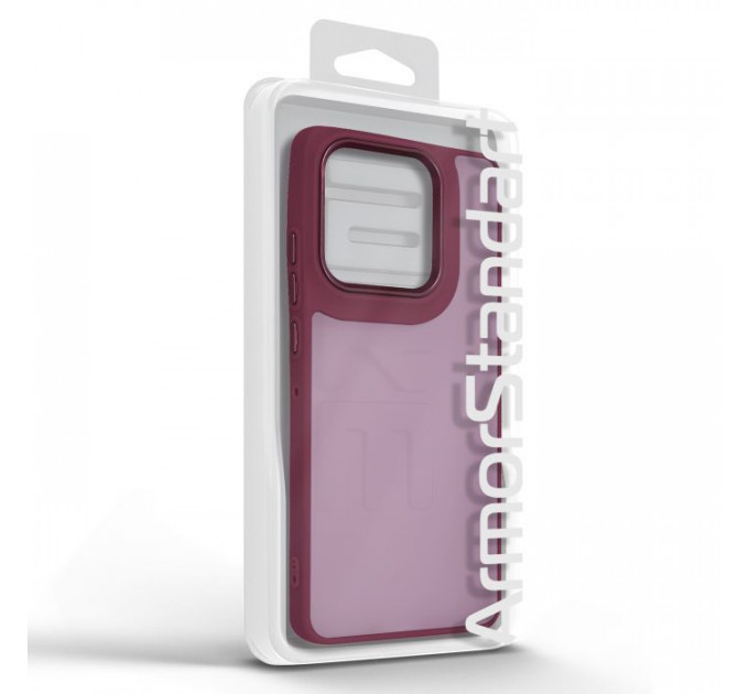 Чохол до мобільного телефона Armorstandart Frame Motorola G86 5G Wine Red (ARM87564)
