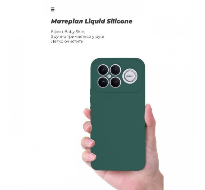 Чохол до мобільного телефона Armorstandart ICON Xiaomi Poco F8 Ultra Camera cover Dark Green (ARM89437)