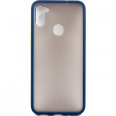 Чохол до мобільного телефона Dengos Matt Samsung Galaxy M11, blue (DG-TPU-MATT-48) (DG-TPU-MATT-48)