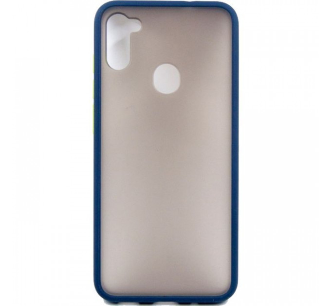 Чохол до мобільного телефона Dengos Matt Samsung Galaxy M11, blue (DG-TPU-MATT-48) (DG-TPU-MATT-48)