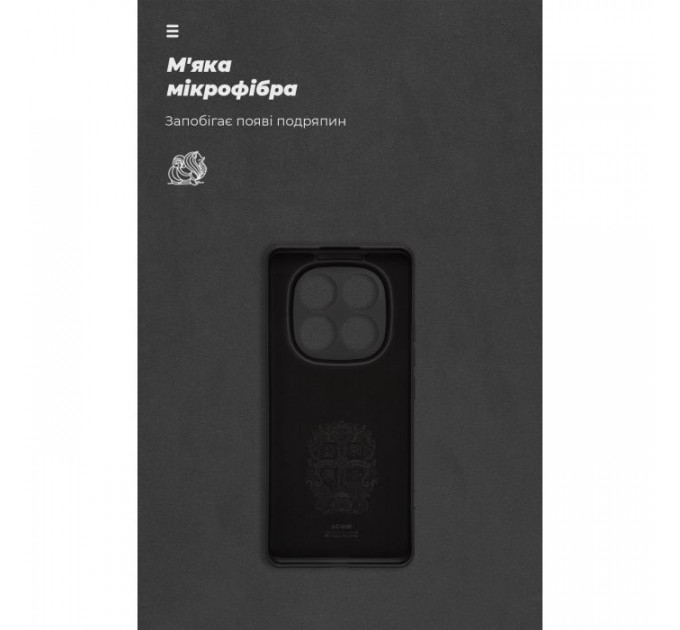 Чохол до мобільного телефона Armorstandart ICON Xiaomi Redmi Note 14 Pro 5G \/ Poco X7 Camera cover Black (ARM79827)