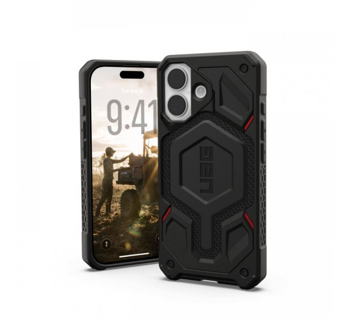 Чохол до мобільного телефона UAG iPhone 17 Monarch Pro MagSafe Kevlar Black (114516113940)