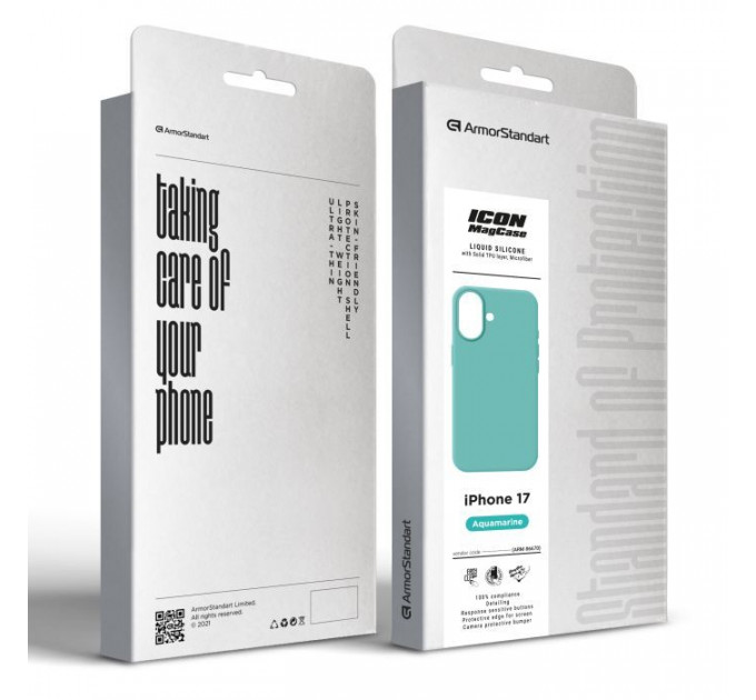 Чохол до мобільного телефона Armorstandart ICON2 MagCase Apple iPhone 17 Aquamarine (ARM86670)
