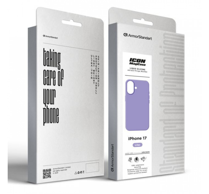 Чохол до мобільного телефона Armorstandart ICON2 MagCase Apple iPhone 17 Lilac (ARM86669)