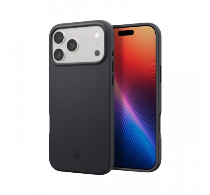 Чохол до мобільного телефона Spigen Silicone Fit MagFit iPhone 17 Pro Max Black (ACS10270)