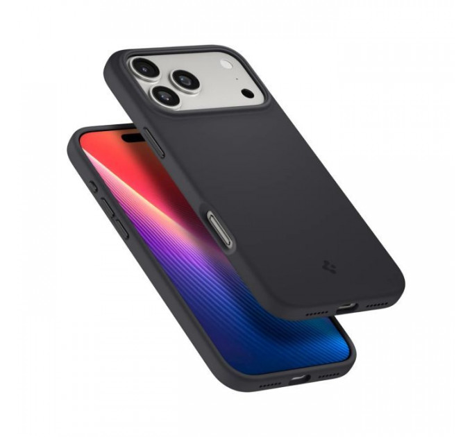 Чохол до мобільного телефона Spigen Silicone Fit MagFit iPhone 17 Pro Max Black (ACS10270)