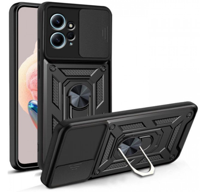 Чохол до мобільного телефона BeCover Military Xiaomi Redmi Note 12 4G Black (709155)
