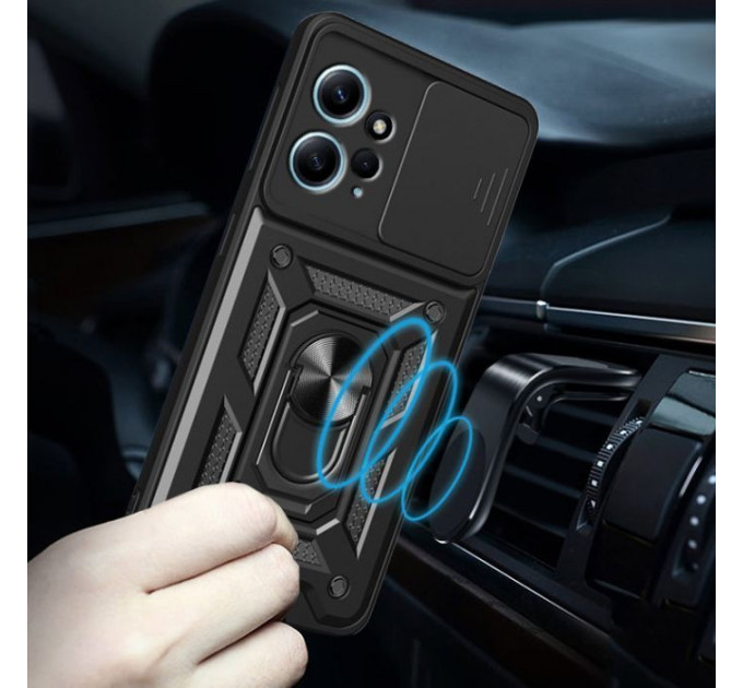 Чохол до мобільного телефона BeCover Military Xiaomi Redmi Note 12 4G Black (709155)